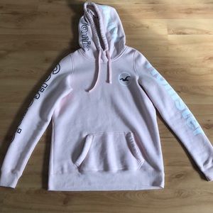 Pink Hollister hoodie